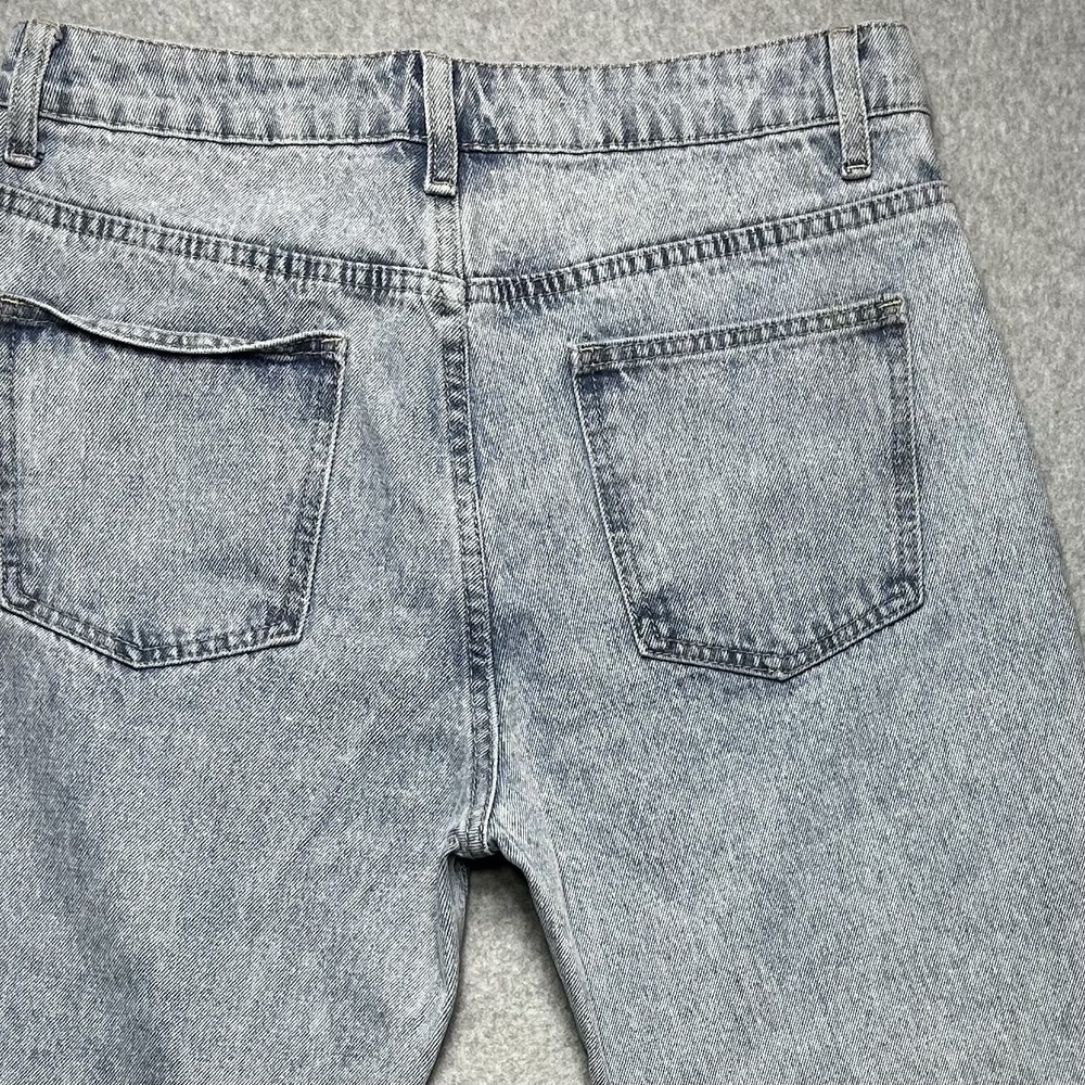 Superdown Jeans Women's Size 29 Light Wash Distressed Hem High‎ Rise Denim